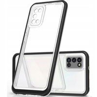 Clear 3in1 etui do Samsung Galaxy A03s (166) żelowy pokrowiec z ramką czarny