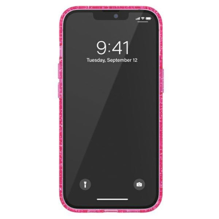 Adidas OR Protective iPhone 13 Pro / 13 6,1" Clear Case Glitter różowy/pink 47121