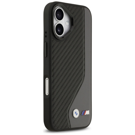 Etui BMW M Carbon Logo MagSafe do iPhone 17 antracyt