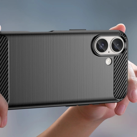 HURTEL POKROWIEC CARBON CASE DO IPHONE 16 ODPOWIEDNIE DO CODZIENNEGO UŻYTKU