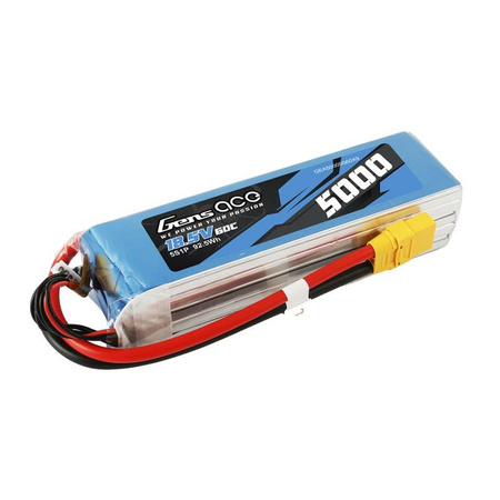GENS ACE AKUMULATOR 5000MAH 18,5V 60C DO ZDALNEGO STEROWANIA Z XT90