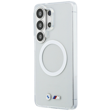 Etui BMW IML Shockproof Metal Logo       MagSafe do Samsung Galaxy S26 Ultra przezroczysty