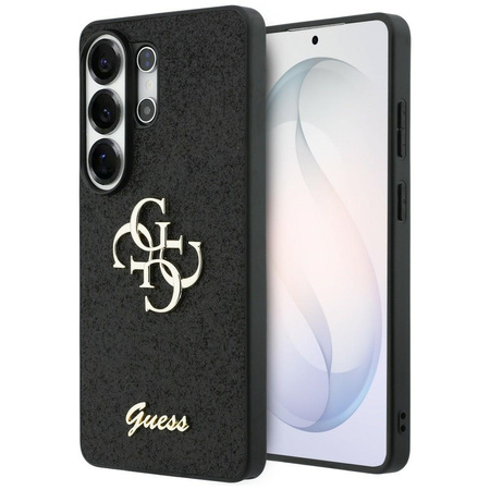 Etui Guess Fixed Glitter Big 4G Metal    Logo do Samsung Galaxy S26 Ultra czarny