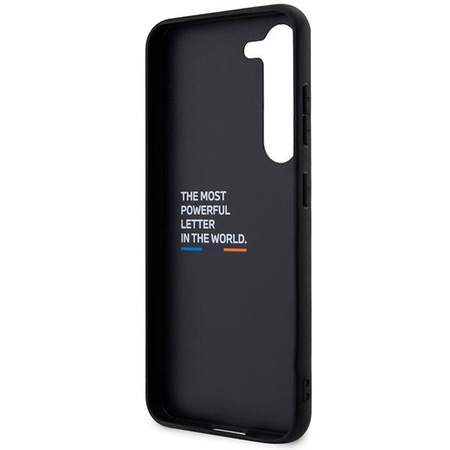 Etui BMW BMHCS23M22NBCK S23+ S916 - czarne Leather Carbon