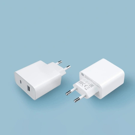 XIAOMI ŁADOWARKA SIECIOWA DO TELEFONÓW USB-A USB-C 33W PD TRAVEL CHARGER