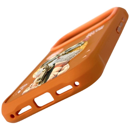Etui Nimmy Cool&Cute 2.0 Cat do iPhone   17 Pro Max pomarańczowy
