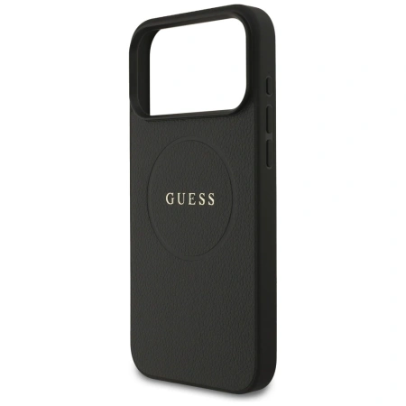GUESS ETUI GRAINED RING MAGSAFE DO IPHONE 17 PRO MAX Z MAGSAFE PREMIUM
