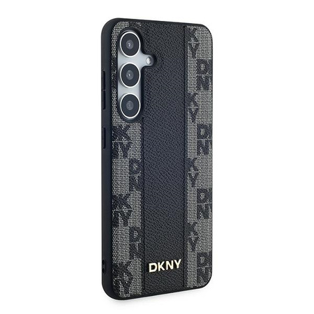 DKNY ETUI HARDCASE DO SAMSUNG S24+ S926 DO MAGSAFE LEATHER MONO PATTERN