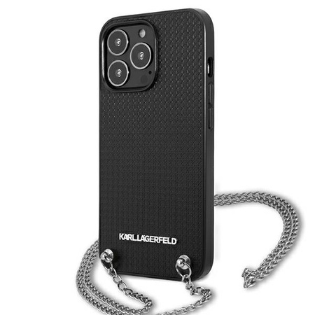 KARL LAGERFELD KLHCP13XPMK ETUI DO IPHONE 13 PRO MAX 6,7 HARDCASE SKÓRZANE