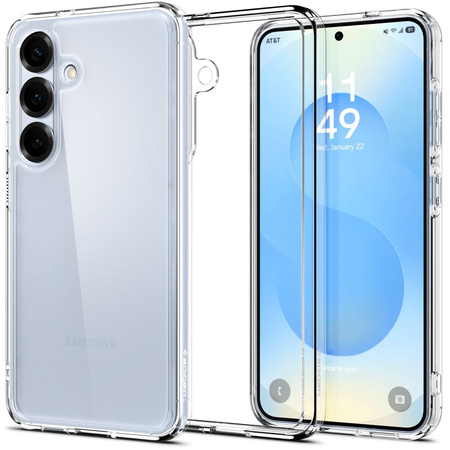 SPIGEN ULTRA HYBRID DO GALAXY S25 ETUI PRZEZROCZYSTE Z OCHRONĄ TELEFONU