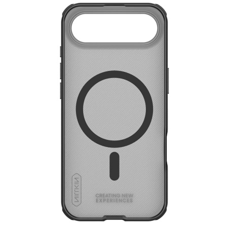 Etui Nillkin Super Frosted Shield Pro kompatybilne z MagSafe na iPhone 17 Air - przezroczyste czarne