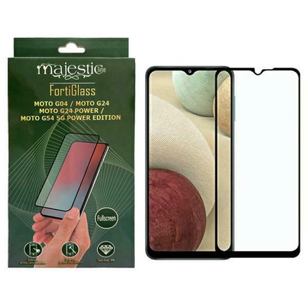 MAJESTICLINE SZKŁO HARTOWANE DO MOTOROLA MOTO G04 G24 G24 POWER ANTYRYSKOWE