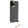 Etui Guess 4G Charms Collection do iPhone 15 Pro Max - szare
