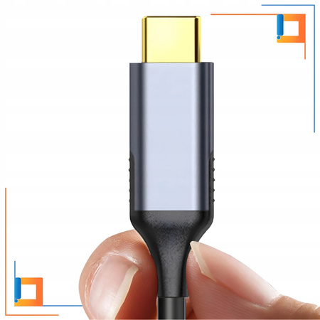 CO2 ADAPTER USB-C MINI DISPLAY PORT KABEL PRZEJŚCIÓWKA USB TYP C DP 8K 60HZ