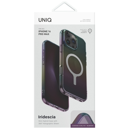 UNIQ ETUI IRIDESCIA DO IPHONE 16 PRO MAX MAGCLICK CHARGING OCHRONA