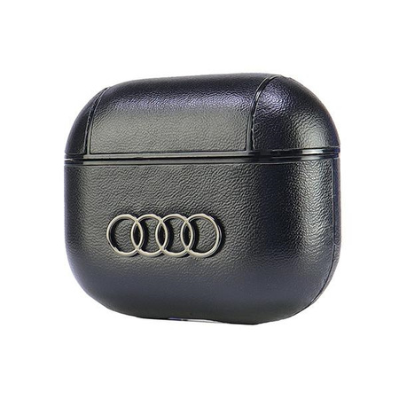 AUDI LEATHER BIG LOGO COVER DO AIRPODS 3 POKROWIEC OCHRONNY Z LOGO SKÓRZANY