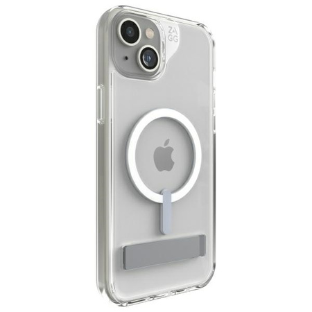 Etui ZAGG Crystal Palace Snap Kickstand  MagSafe do iPhone 15 Plus przezroczysty/clear