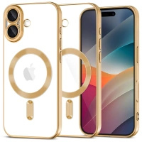 TECH-PROTECT ETUI MAGFLEX MAGSAFE DO IPHONE 17 OCHRONA PRZEZROCZYSTE ZŁOTE