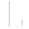Baseus Smooth Writing Active Stylus rysik ze wskaźnikiem LED do iPad biały + kabel zasilający USB-C 3A 0.3m i wymienna końcówka Active (SXBC000202)