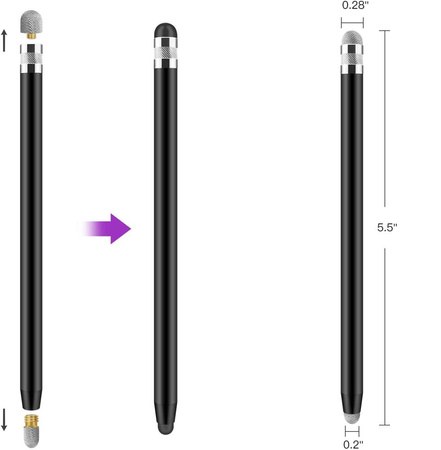 TECH-PROTECT USP100 RYSIK STYLUS DO IPHONE 11 12 13 14 4-TIP EKRAN DOTYKOWY