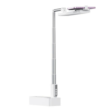 USAMS UCHWYT NA TELEFON Z LAMPĄ LED DO ZDJĘĆ I FILMÓW BIURO STAND REGULACJA