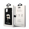Karl Lagerfeld KLHMP14SSNIKBCK iPhone 14 6,1" hardcase czarny/black Silicone Ikonik Magsafe