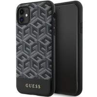 Etui Guess G Cube Stripes MagSafe GUHMN61HGCFSEK na iPhone 11 / Xr czarne