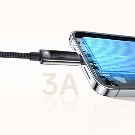 MCDODO KABEL USB-A LIGHTNING SZYBKIE ŁADOWANIE DO APPLE IPHONE 3A 1M OLED