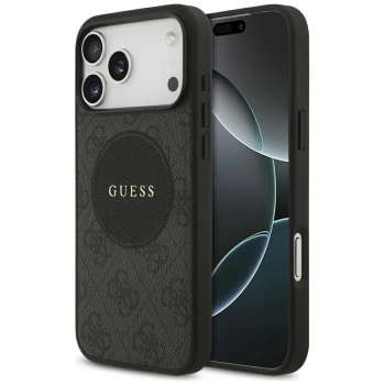 GUESS ETUI 4G CIRCLE CLASSIC LOGO MAGSAFE DO IPHONE 17 PRO MAX LUKSUSOWA