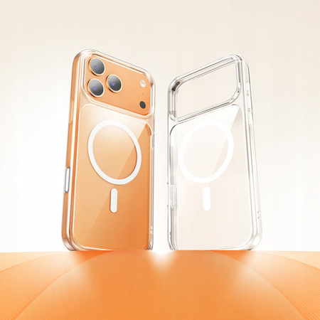 MCDODO ETUI MAGNETYCZNE CLEAR CASE WZMOCNIONE DO MAGSAFE IPHONE 17 PRO