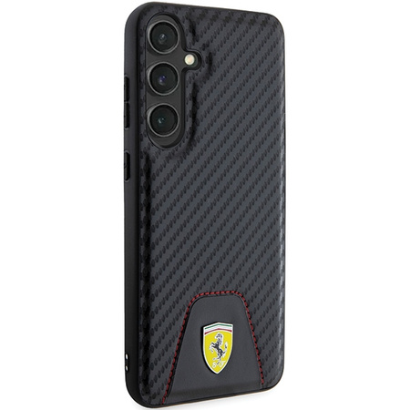 FERRARI HARDCASE DO SAMSUNG GALAXY S24+ S926 CARBON STITCHED Z KRAWĘDZIAMI