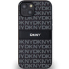 DKNY ETUI DO IPHONE 15 PLUS 14 PLUS HARDCASE LEATHER MONO STRIPE METAL LOGO