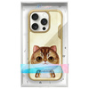 NIMMY ETUI CASE DO IPHONE 16 PRO 6.3 BIG EYED PET 2.0 CAT STYLOWE Z OCHRONĄ