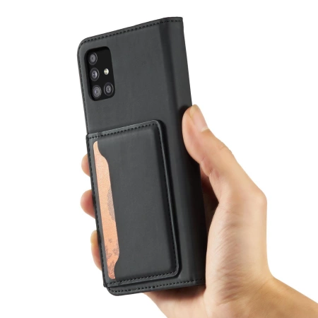 HURTEL MAGNET CARD CASE ETUI DO SAMSUNG GALAXY A12 5G POKROWIEC PORTFEL