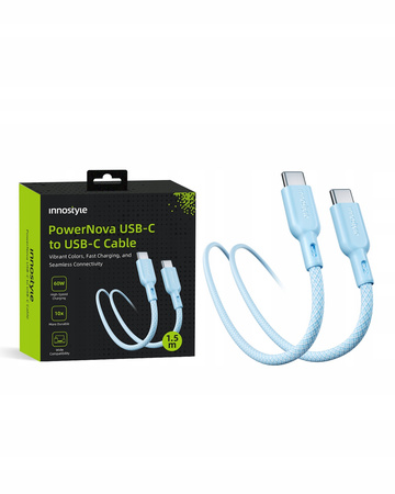 INNOSTYLE KABEL USB-C SZYBKIE ŁADOWANIE DO IPHONE SAMSUNG USB TYP C 60W 2M