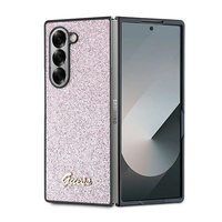 GUESS ETUI DO SAMSUNG Z FOLD 6 F956 GLITTER SCRIPT 4G Z FOLIĄ OCHRONNĄ