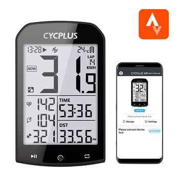 CYCPUS KOMPUTER ROWEROWY M1 DO ANALIZY TRASY Z INTEGRACJĄ STRAVA