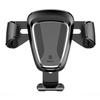 Baseus Gravity Car Mount grawitacyjny uchwyt samochodowy na kratkę wentylacyjną nawiew na telefon 4-6" czarny (SUYL-01)