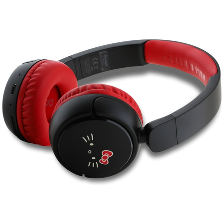 HELLO KITTY SŁUCHAWKI NAUSZNE BLUETOOTH DO TELEFONÓW Z LOGO I BEZPRZEWODOWE