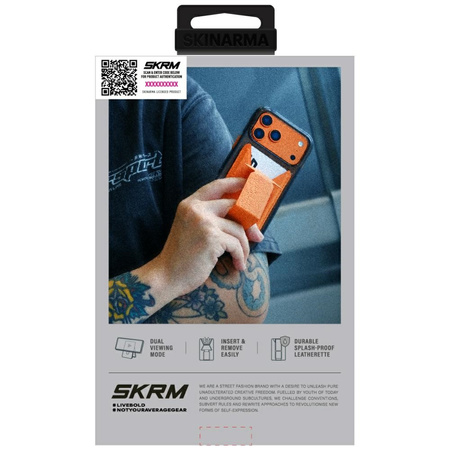 Portfel Skinarma Kado Phantom Magnetic   Cardholder Grip Stand czarny
