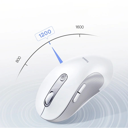 Mysz bezprzewodowa Baseus F02 ergonomiczna Bluetooth - biała
