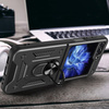 Etui pancerne Hybrid Armor Camshield do Z Flip 5 5G z osłoną na aparat - czarne