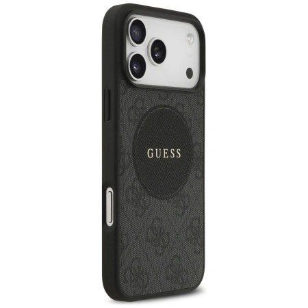 GUESS ETUI 4G CIRCLE CLASSIC LOGO MAGSAFE DO IPHONE 17 PRO MAX LUKSUSOWA