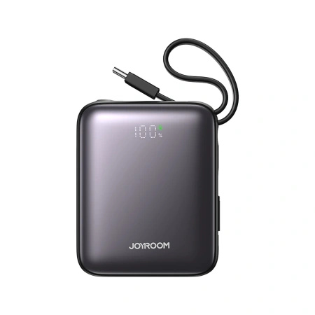 JOYROOM POWERBANK JR-PBF27 10000MAH 22.5W Z WBUDFANYMI KABLAMI USB-C