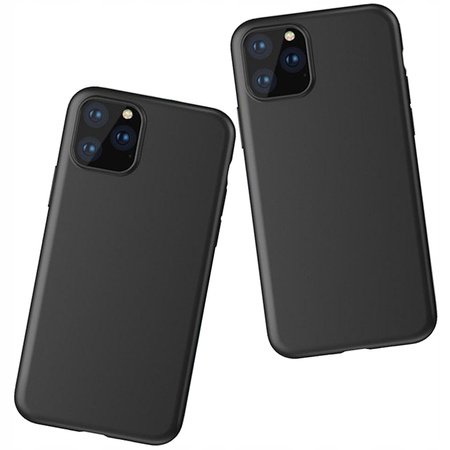 Żelowe elastyczne etui pokrowiec do iPhone 15 Plus Soft Case - czarny