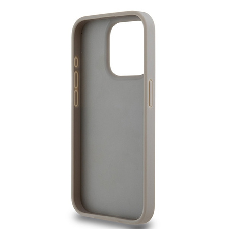 DKNY ETUI HARDCASE LEATHER MONO STRIPE DO IPHONE 15 PRO 6.1 Z LOGO