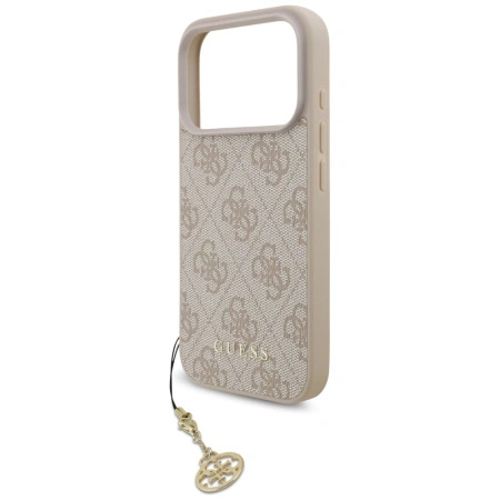GUESS ETUI 4G CHARMS COLLECTION MAGSAFE DO IPHONE 17 PRO Z LUKSUSOWYM