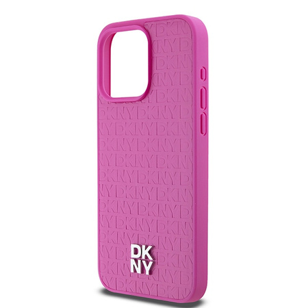 DKNY ETUI HARDCASE DO IPHONE 15 PRO MAX 6.7 DO MAGSAFE SKÓRA MONOGRAM LOGO