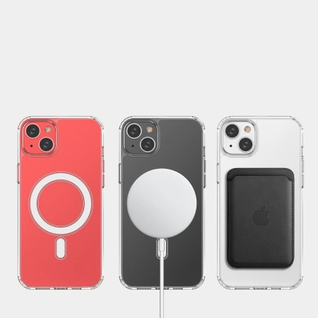 Etui magnetyczne Clear Magnetic Case z MagSafe do iPhone 15 Plus - przezroczyste