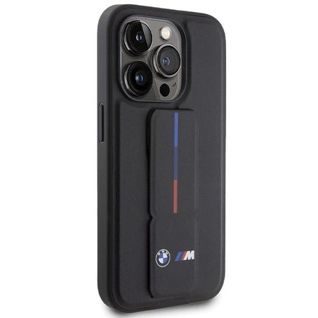 Etui BMW Grip Hot Stamp na iPhone 15 Pro - czarne